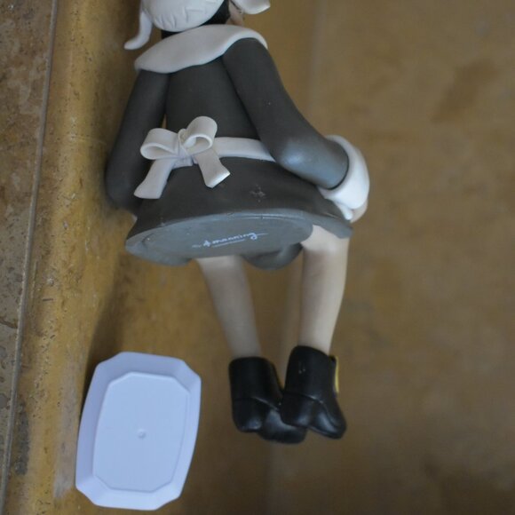 2 D Manning Thanksgiving Shelf Sitter Pilgrims Man Woman Clay Figure Statue Set - Picture 6 of 16